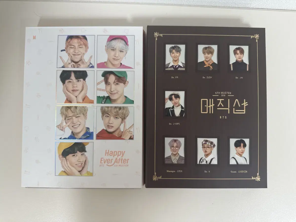 방탄소년단 메직샵 블루레이 5기 & 4기 머스터 DVD